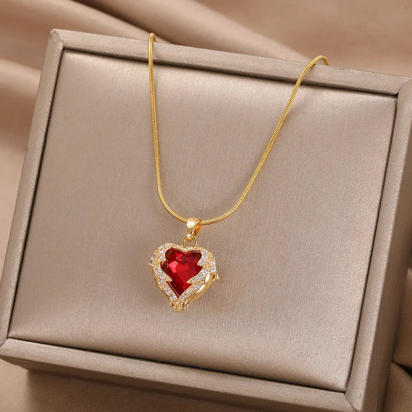 Embrace Love with QİVA™ Heart Pendants ❤️