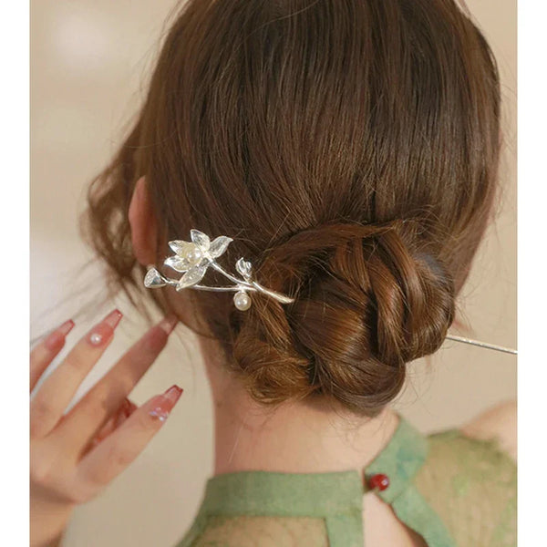 Classic Chinese Butterfly Flower Hair Stick Pins - QİVA™